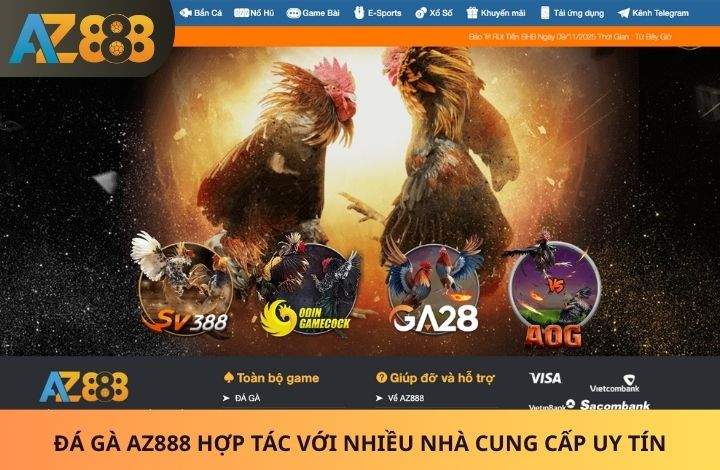 Các sảnh cược có tại Đá Gà AZ888