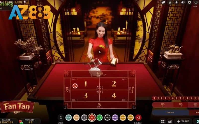 Hướng dẫn các bước tham gia Fantan online tại AZ888